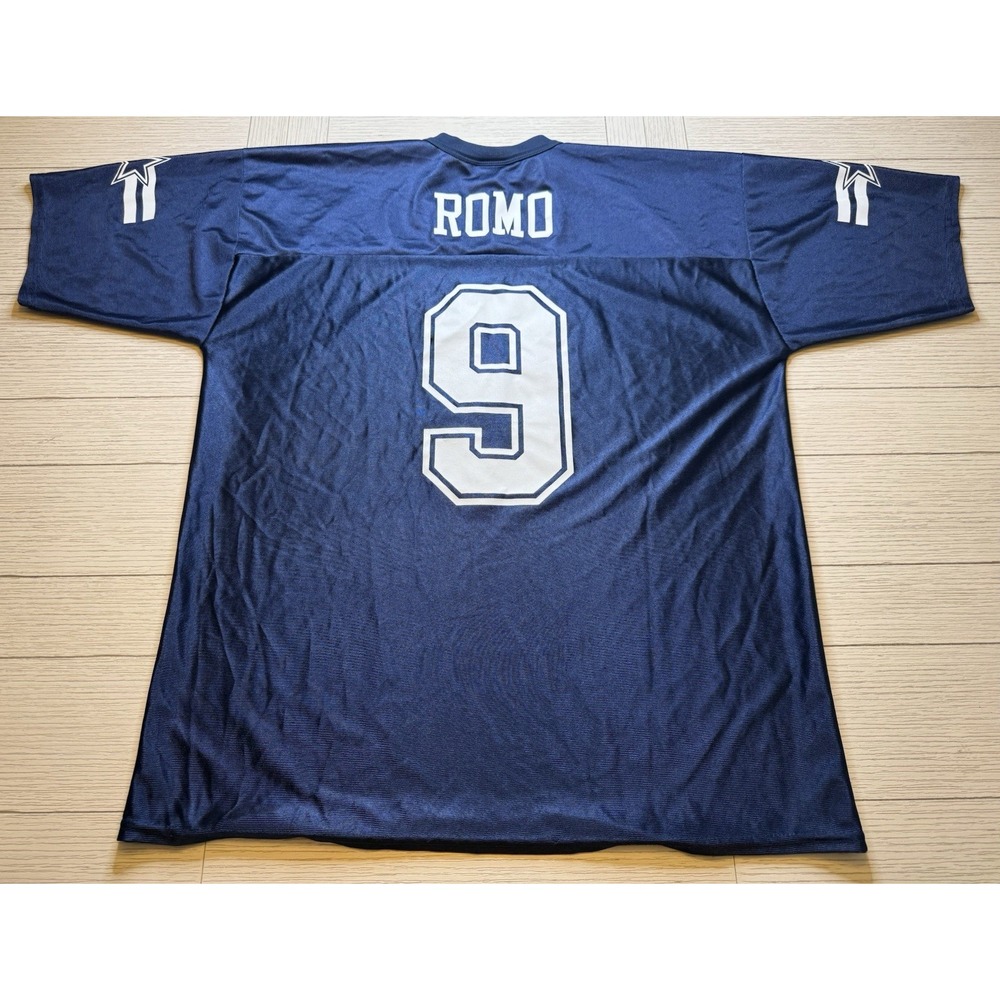 Dallas Cowboys NWT Authentic Apparel 9 Tony Romo Football‎ Jersey Blue Size XL